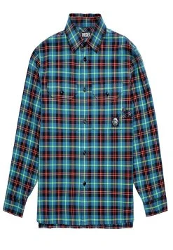 Diesel S JESS CHECK - Chemise Prix De Rêve chemises col kent homme -Boutique France Diesel f4376a305436437c9f641f0134dd5a5b