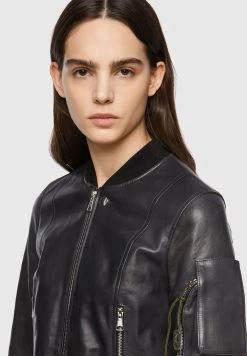 Diesel Prix De Rêve L-ELIA - Veste en cuir vestes & blazers col officier femme -Boutique France Diesel f609a33422764c73a87559e6f0fcbf81