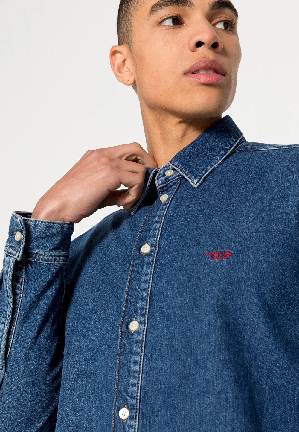 Diesel D SIMPLY - Chemise excellente qualité chemises col kent homme 5 Diesel D SIMPLY - Chemise excellente qualité chemises col kent homme – Image 5