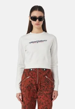 Diesel F-SLIMMY-IND - Sweatshirt Meilleure qualité sweats & sweats à capuche col rond femme