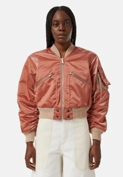 Authentique 100% Diesel Blouson Bomber vestes col officier femme